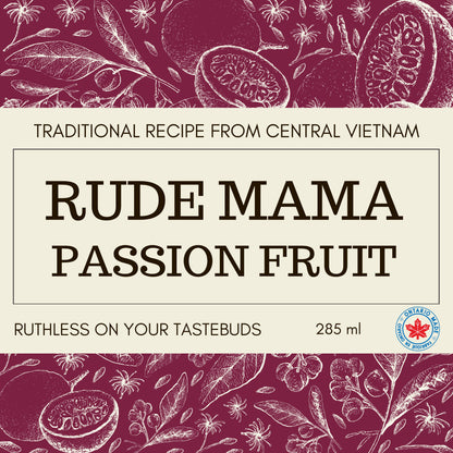 Rude Mama - Authentic Vietnamese Hot Sauce - Toronto, Canada - Passion Fruit